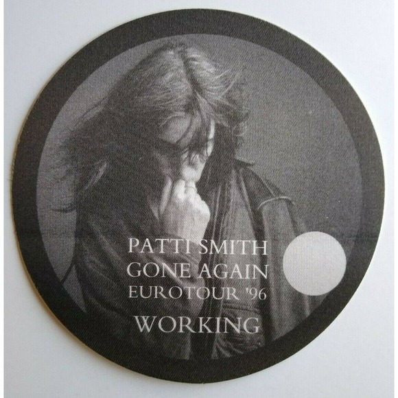 Patti Smith Backstage Pass Original Gone Again Tour Punk New Wave 1996 Working - Picture 1 of 3